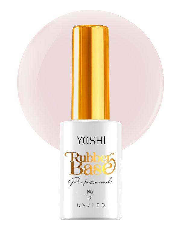 YOSHI Baza do paznokci Rubber Base UV Hybrid No3 10 ml