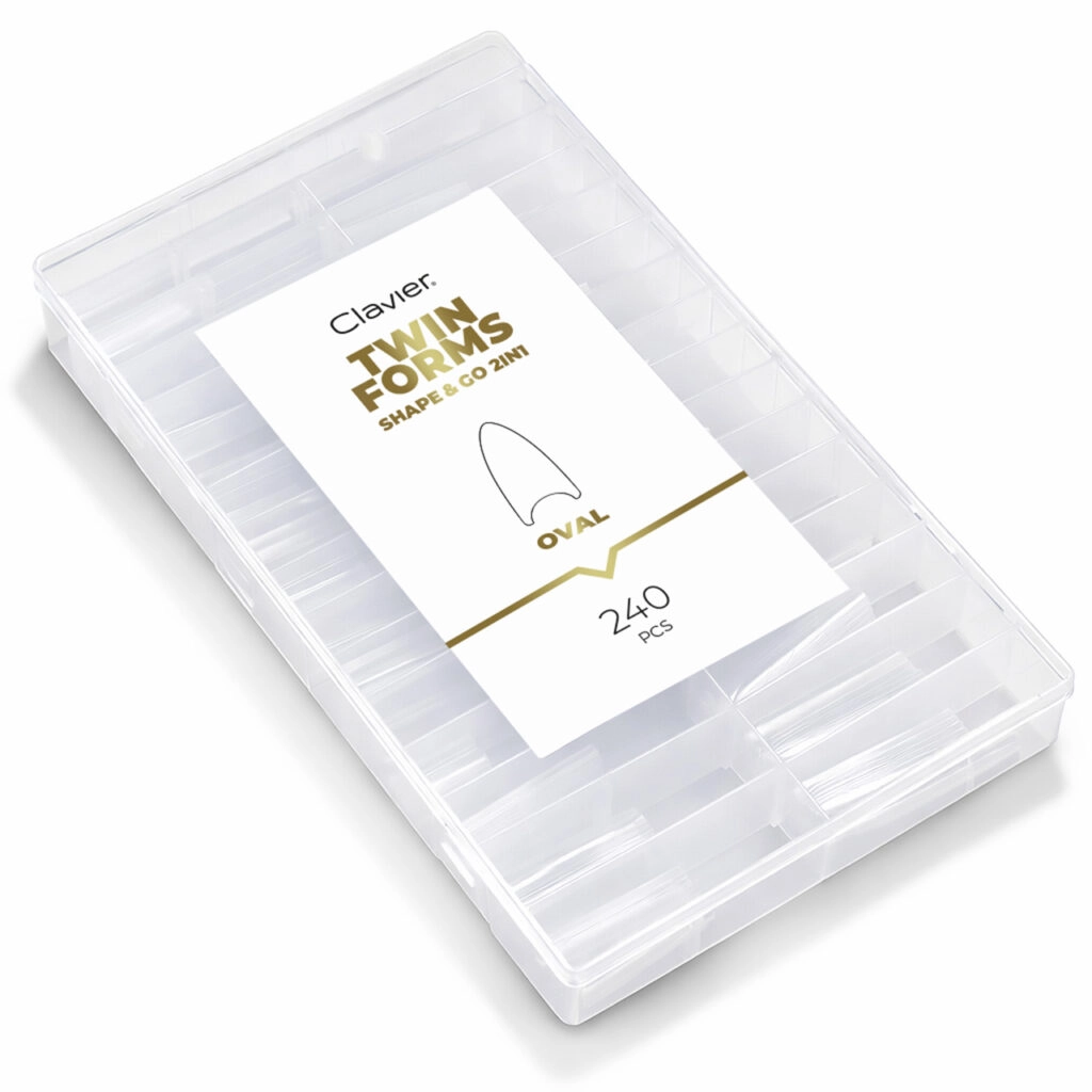 Twin-forms-oval-240pcs-1024x1024 Formy do przedłużania TWIN FORMS Oval BSHAPE & GO 2w1 Clavier