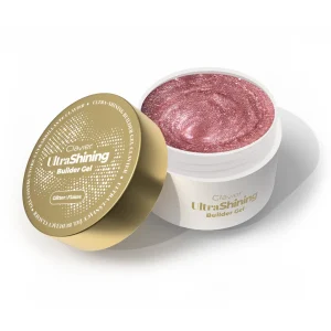 Ultralśniący żel budujący Clavier UltraShining Builder Gel, Glitter & Flakes 04 Call Me Queen, 30g