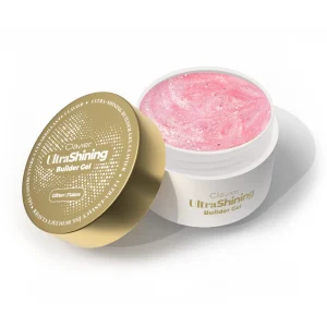 Ultra-lśniący żel budujący Clavier UltraShining Builder Gel, Glitter & Flakes 01 Say My Name, 30g