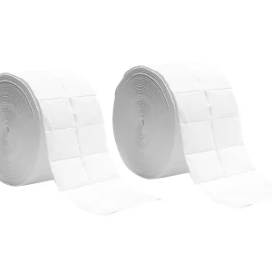 Waciki bezpyłowe nail Master pads Clavier, do paznokci, makijażu, w rolce 1000 szt. – 12 warstwowe