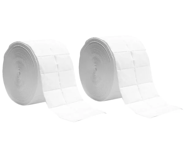 Waciki bezpyłowe nail Master pads Clavier, do paznokci, makijażu, w rolce 1000 szt. – 12 warstwowe