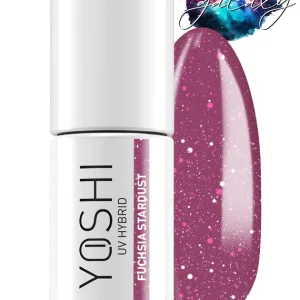 YOSHI – 524 Lakier Hybrydowy UV LED Fuchsia Stardust 6 ml