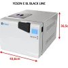 Autoklaw serii E 8L BLACK