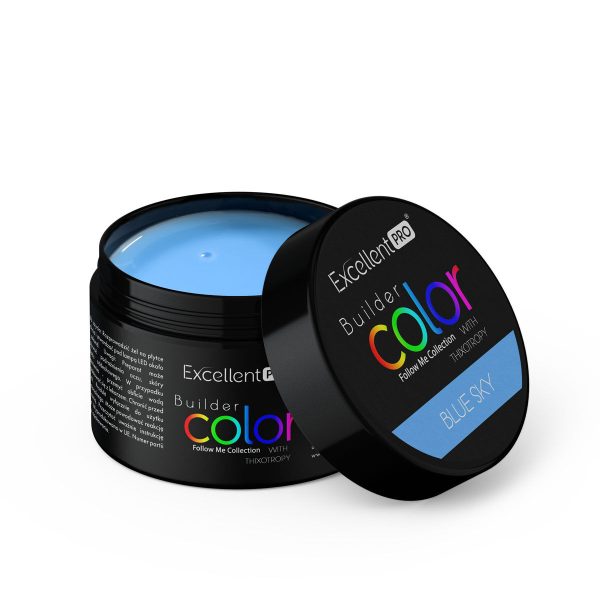 Żel Excellent Pro Color Buider With Thixotropy Blue Sky 15g