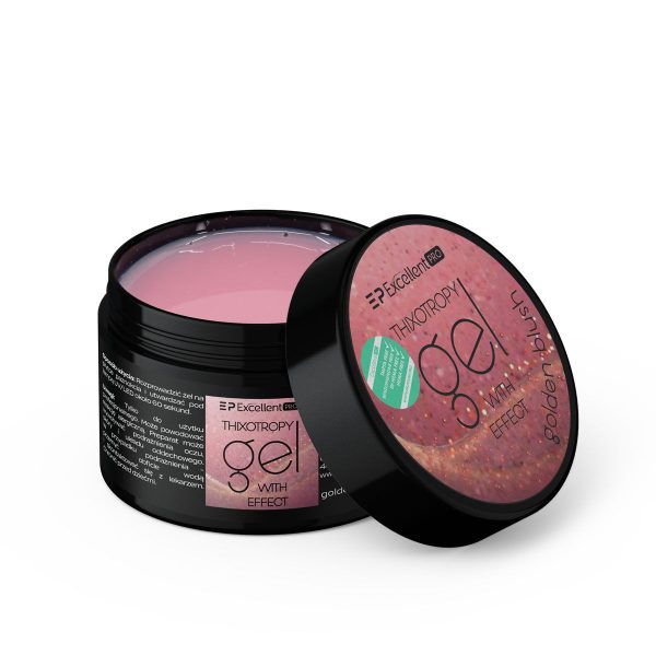 Żel Excellent PRO Thixotropy gel with effect Golden Blush 50g