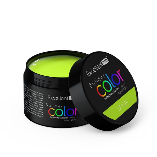 Żel Excellent Pro Color Buider With Thixotropy Limon 15g