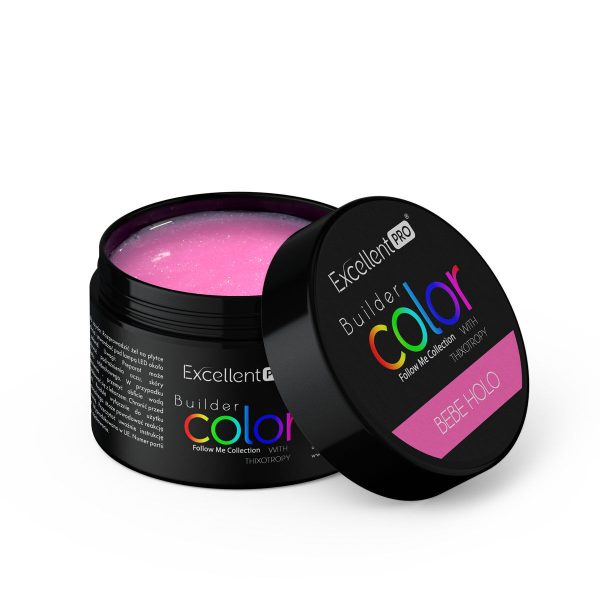 Żel Excellent Pro Color Builder With Thixotropy BeBe Holo 15g