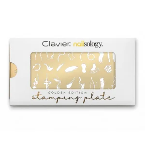 Clavier Golden Edition – ABSTRACT FLOW (04/M) Metalowa blaszka do stempli