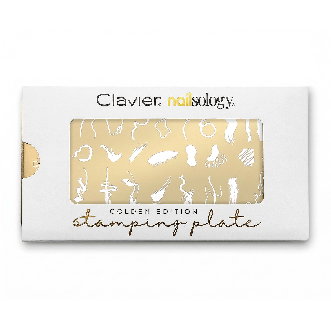 abstrackt-flow04mopakowanie Clavier Golden Edition – ABSTRACT FLOW (04/M) Metalowa blaszka do stempli