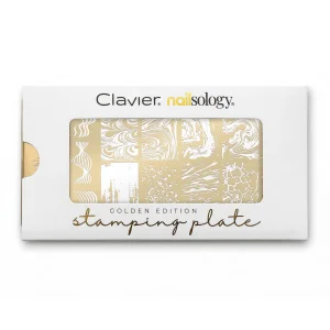 Clavier Golden Edition – ABSTRACT FLOW (05/M) Metalowa blaszka do stempli