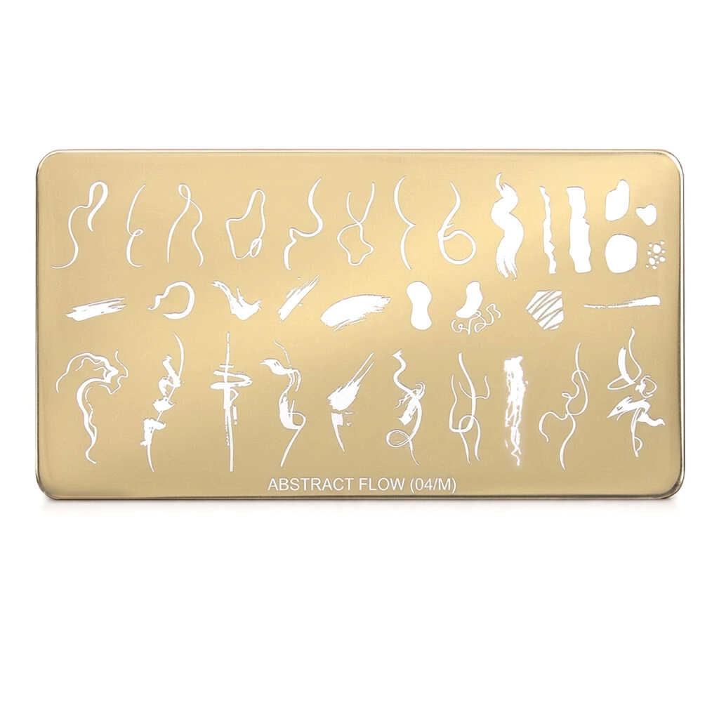 abstract-flow04m-1-1024x1024 Clavier Golden Edition – ABSTRACT FLOW (04/M) Metalowa blaszka do stempli