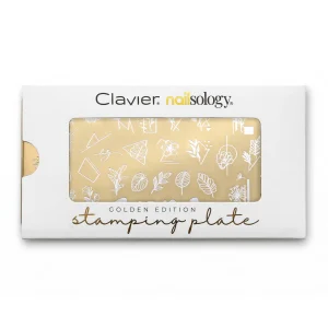 Clavier Golden Edition – Botanic Shapes (02/M) Metalowa blaszka do stempli