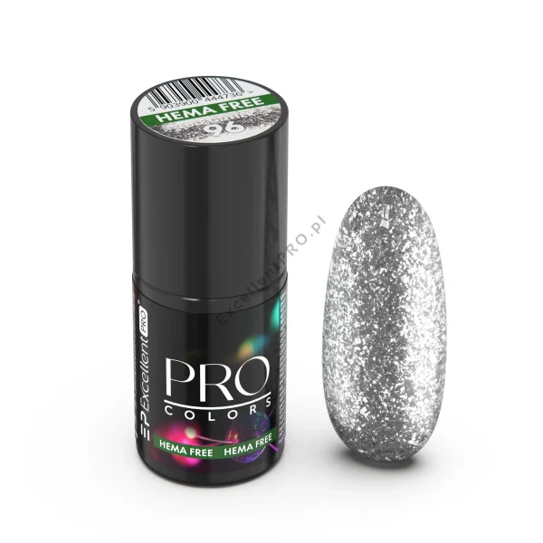 Lakier Excellent PRO Colors HemaFree 096 FULL GLITTER 7g