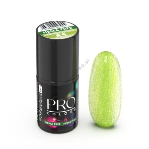 Lakier hybrydowy Excellent PRO Colors HemaFree 085 MERMAID YELLOW 7g