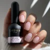 Mleczny top hybrydowy TOP COAT NO WIPE Didier Lab, milky pink, 10ml