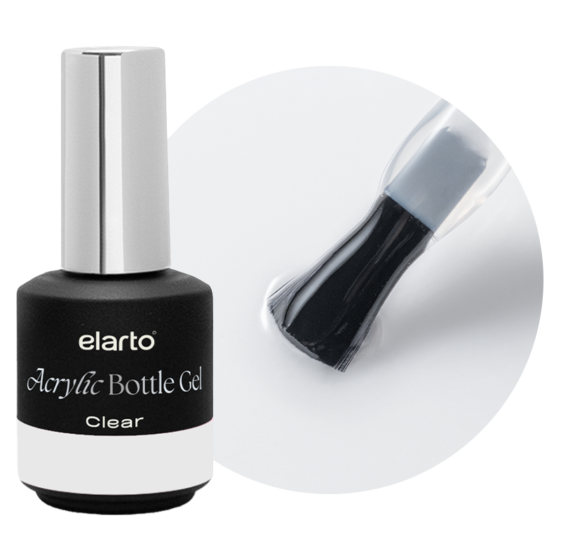 elarto Acrylic Bottle Gel Clear 15ml elarto Acrylic Bottle Gel Clear 15ml