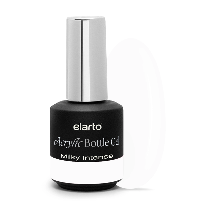 elarto Acrylic Bottle Gel Milky Intense 15ml elarto Acrylic Bottle Gel Milky Intense 15ml