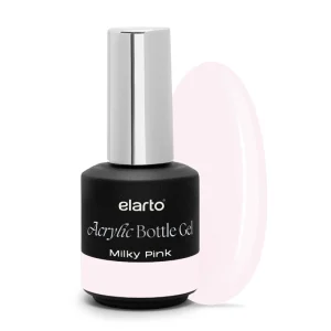 elarto Acrylic Bottle Gel Milky Pink 15ml