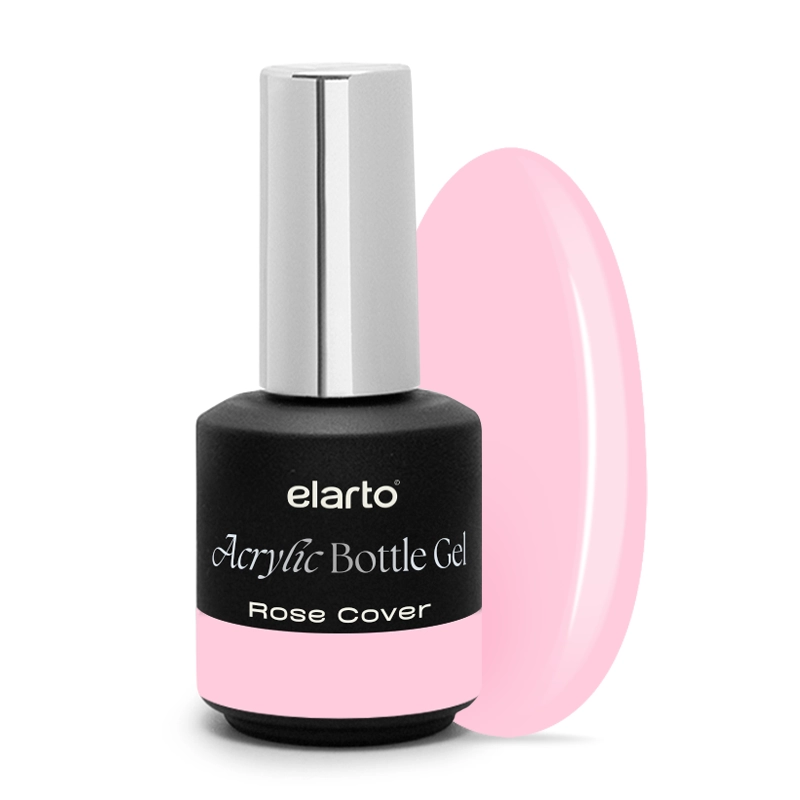 elarto Acrylic Bottle Gel Rose Cover 15ml elarto Acrylic Bottle Gel Rose Cover 15ml