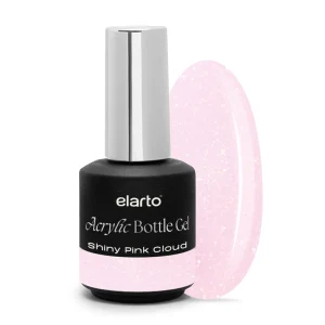 elarto Acrylic Bottle Gel Shiny Pink Cloud 15ml