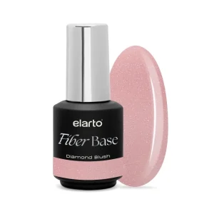 elarto Baza hybrydowa z włóknami fiberglass Fiber Base Diamond Blush 15ml