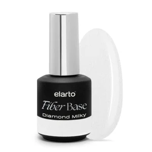 elarto Baza hybrydowa z włóknami fiberglass Fiber Base Diamond Milky 15ml
