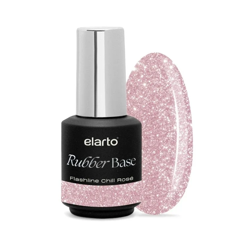 elarto Baza hybrydowa Rubber Base Flashline Chill Rosé 15ml elarto Baza hybrydowa Rubber Base Flashline Chill Rosé 15ml