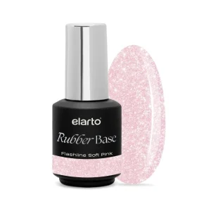 elarto Baza hybrydowa Rubber Base Flashline Soft Pink 15ml