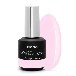 elarto Baza hybrydowa Rubber Base Rosy Lilac 15ml