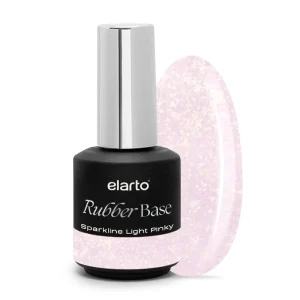 elarto Baza hybrydowa Rubber Base Sparkline Light Pinky 15ml