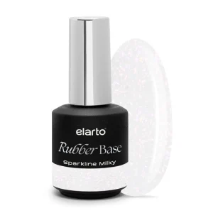 elarto Baza hybrydowa Rubber Base Sparkline Milky 15ml