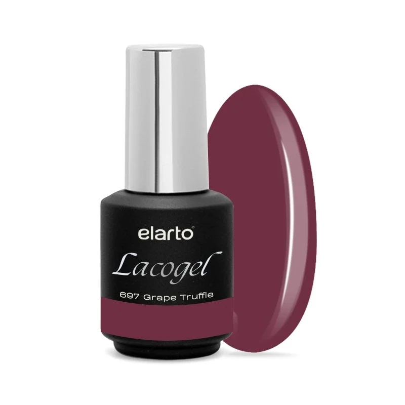 elarto Lakier hybrydowy Lacogel Grape Truffle nr 697 7ml elarto Lakier hybrydowy Lacogel Grape Truffle nr 697 7ml