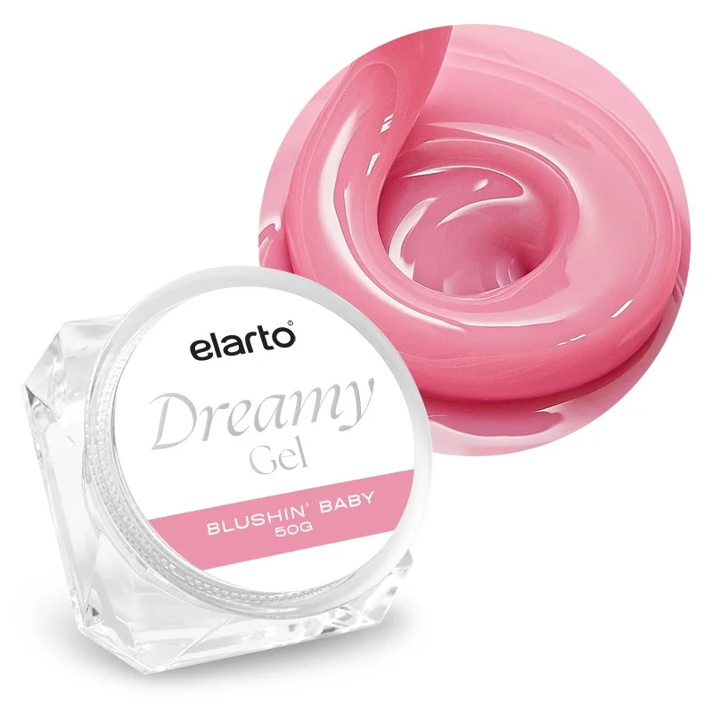 elarto Żel budujący malinowo-różowy Dreamy Gel Blushin' Baby 50g elarto Żel budujący malinowo-różowy Dreamy Gel Blushin' Baby 50g