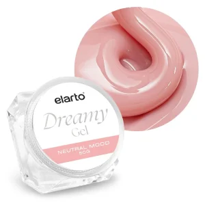 elarto Żel budujący beżowo-różowy Dreamy Gel Neutral Mood 50g