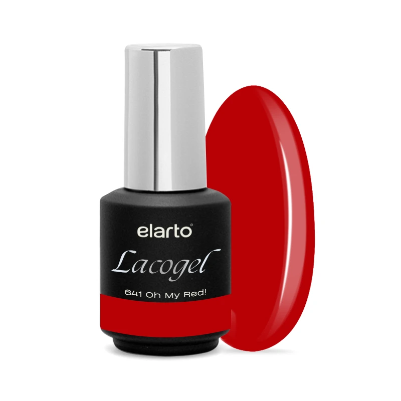 elarto Lakier hybrydowy Lacogel Oh My Red! nr 641 7ml elarto Lakier hybrydowy Lacogel Oh My Red! nr 641 7ml