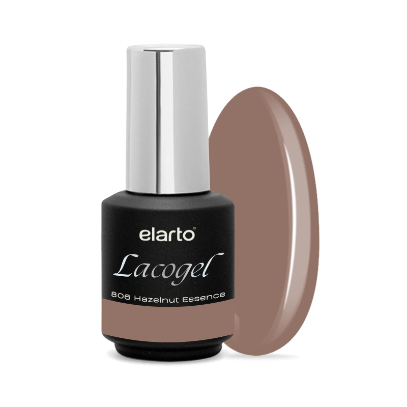 elarto Lakier hybrydowy Lacogel Hazelnut Essence nr 806 7ml elarto Lakier hybrydowy Lacogel Hazelnut Essence nr 806 7ml