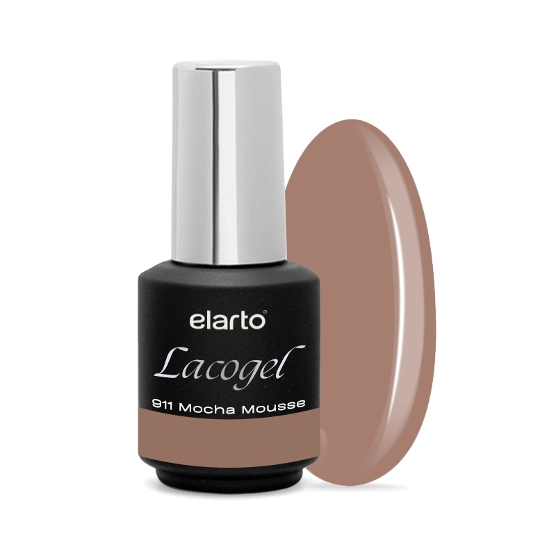 elarto Lakier hybrydowy Lacogel Mocha Mousse nr 911 7ml elarto Lakier hybrydowy Lacogel Mocha Mousse nr 911 7ml