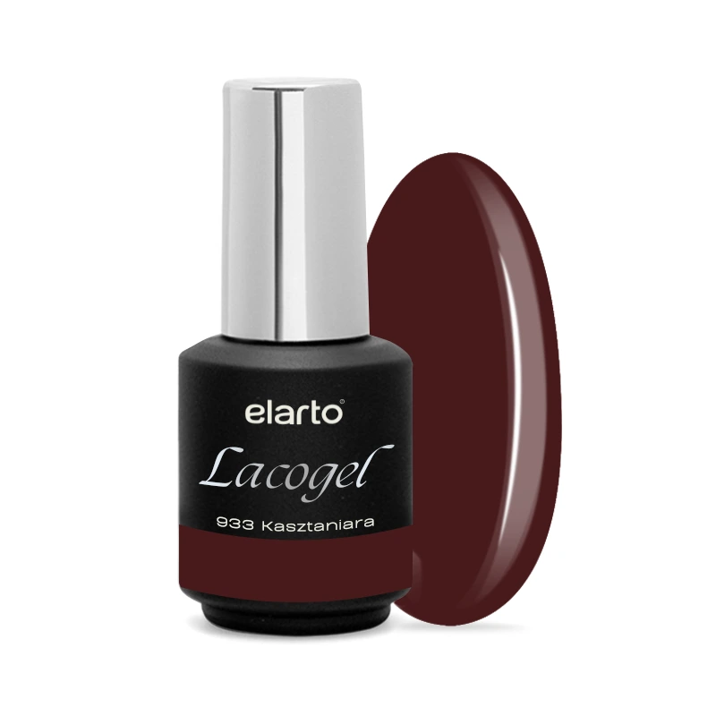 elarto Lakier hybrydowy Lacogel Kasztaniara nr 933 7ml elarto Lakier hybrydowy Lacogel Kasztaniara nr 933 7ml