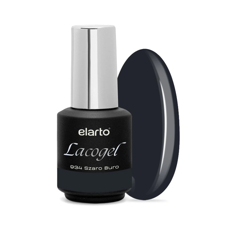 elarto Lakier hybrydowy Lacogel Szaro Buro nr 934 7ml elarto Lakier hybrydowy Lacogel Szaro Buro nr 934 7ml