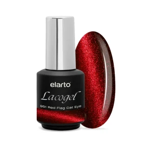 elarto Lakier hybrydowy Lacogel Red Flag Cat Eye nr 951 7ml