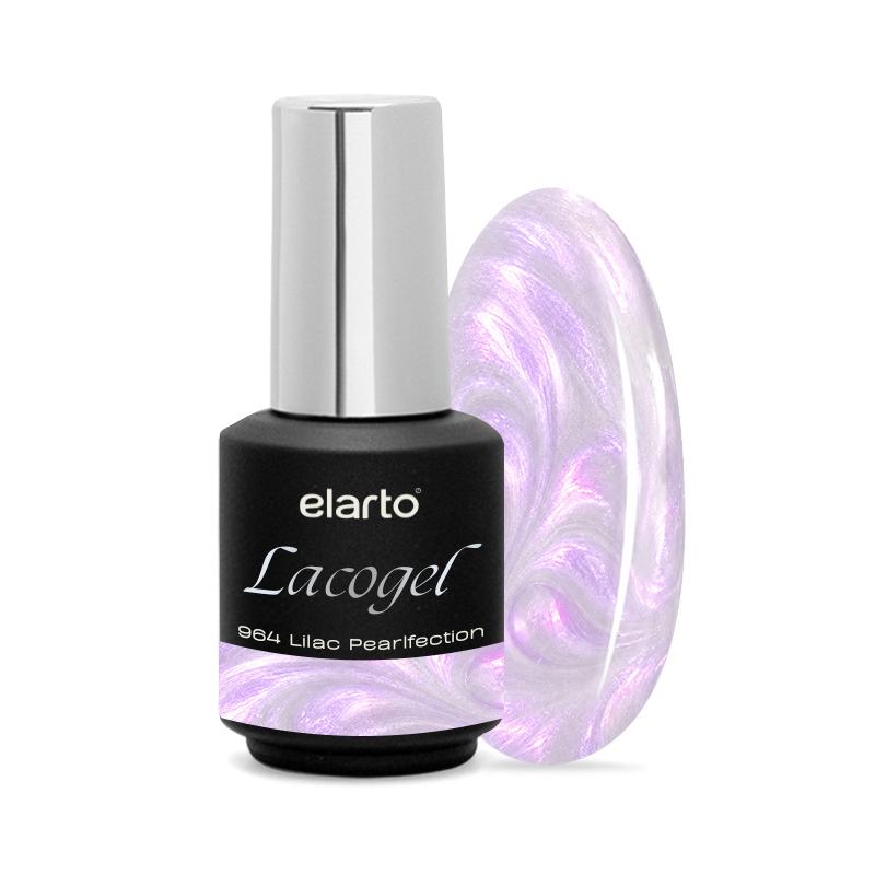 elarto Lakier hybrydowy Lacogel Lilac Pearlfection nr 964 7ml elarto Lakier hybrydowy Lacogel Lilac Pearlfection nr 964 7ml