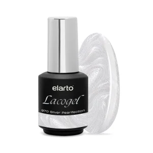 elarto Lakier hybrydowy Lacogel Silver Pearlfection nr 970 7ml