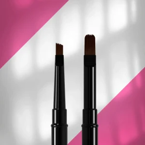Pędzelek dwustronny Staleks Pro EXPERT do żelu 11 mm / do żelu 7 mm