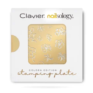 Clavier Golden Edition – Flower Muse (01/S) Metalowa blaszka do stempli