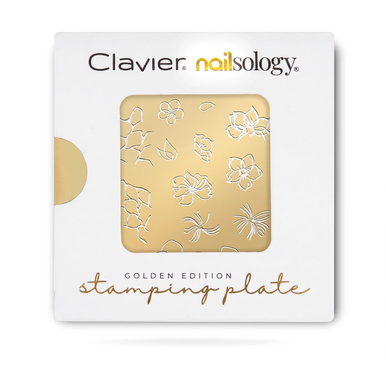 flower-muse01S-opakowanie Clavier Golden Edition – Flower Muse (01/S) Metalowa blaszka do stempli