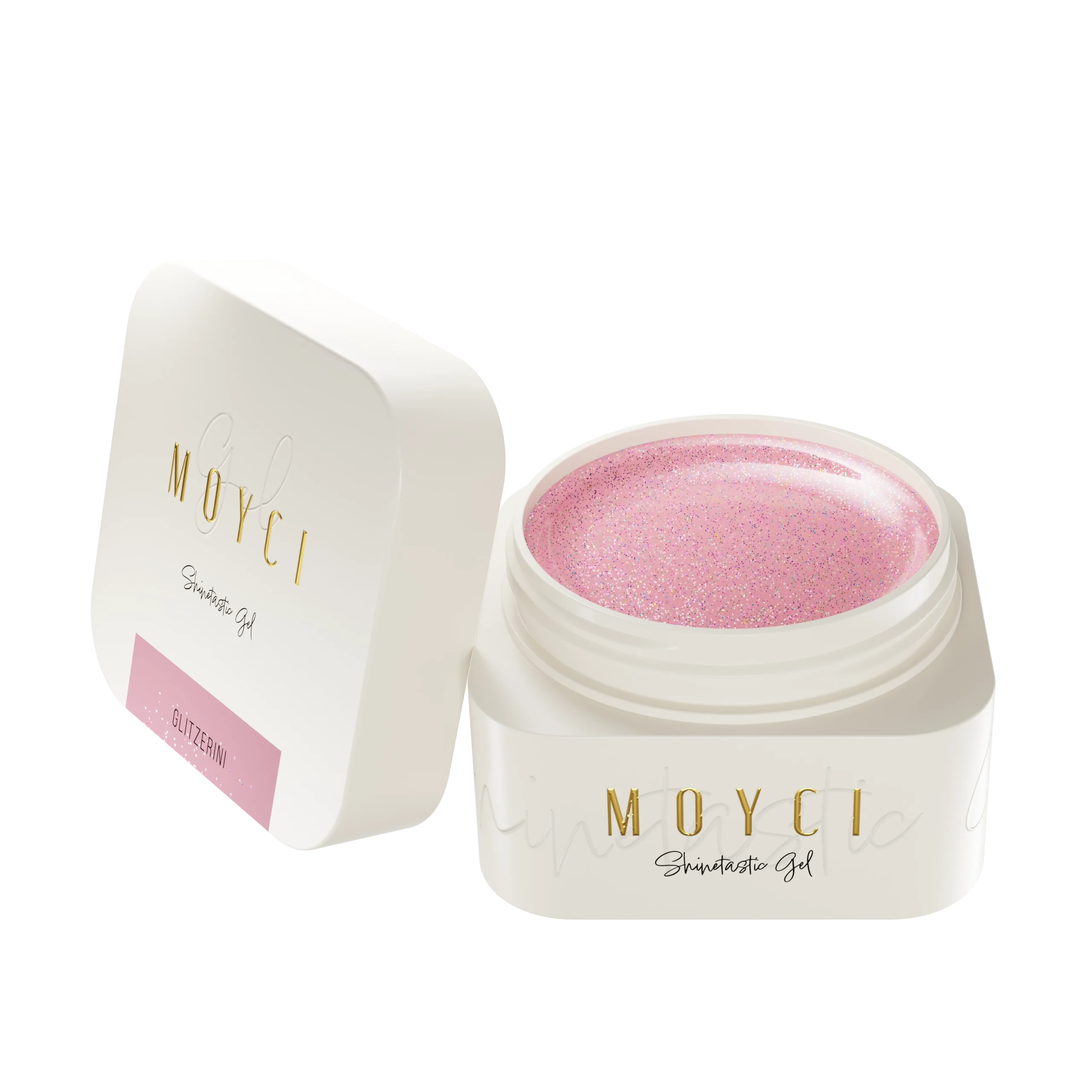 Moyci Shinetastic Gel GLITZERINI Moyci Shinetastic Gel GLITZERINI – Żel budujący 30ml