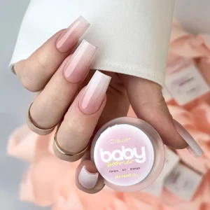 Żel Baby Boomer 3w1 Nailsology Clavier, Ombre, Art, Stamps, F01 „Sublime”, 3g.