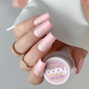 Baby Boomer Ombre żel 3w1 Nailsology Clavier, Ombre, Art, Stamps „Peachelle” P03, 3g
