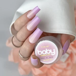 Ombre Żel 3w1 Baby Boomer Nailsology Clavier, Art, Stamps, P07 „Florelle”, 3g.